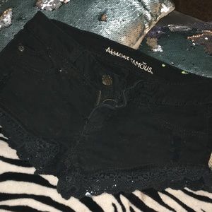 Cute black ripped Shorts